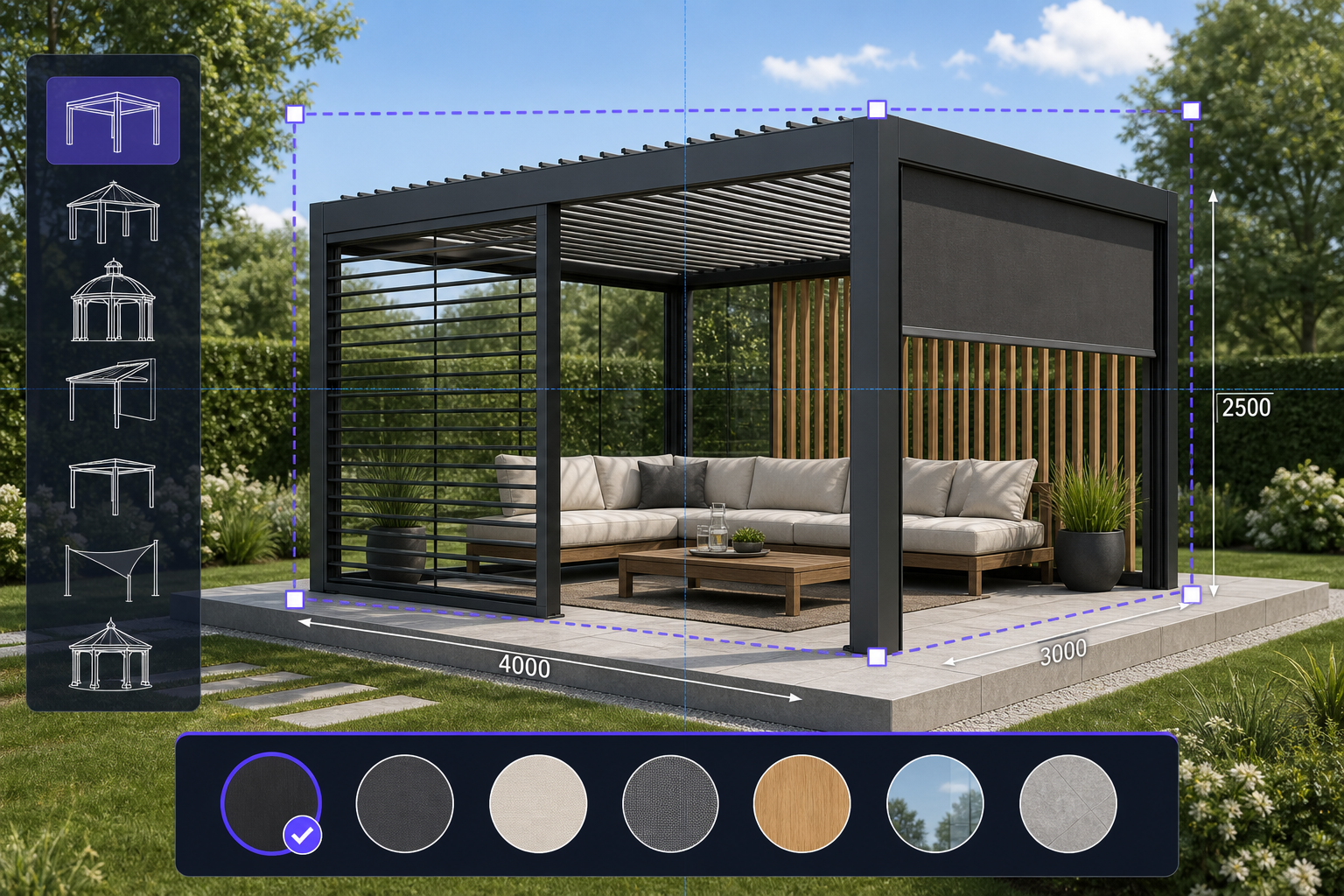 Pergole e Gazebo modulari